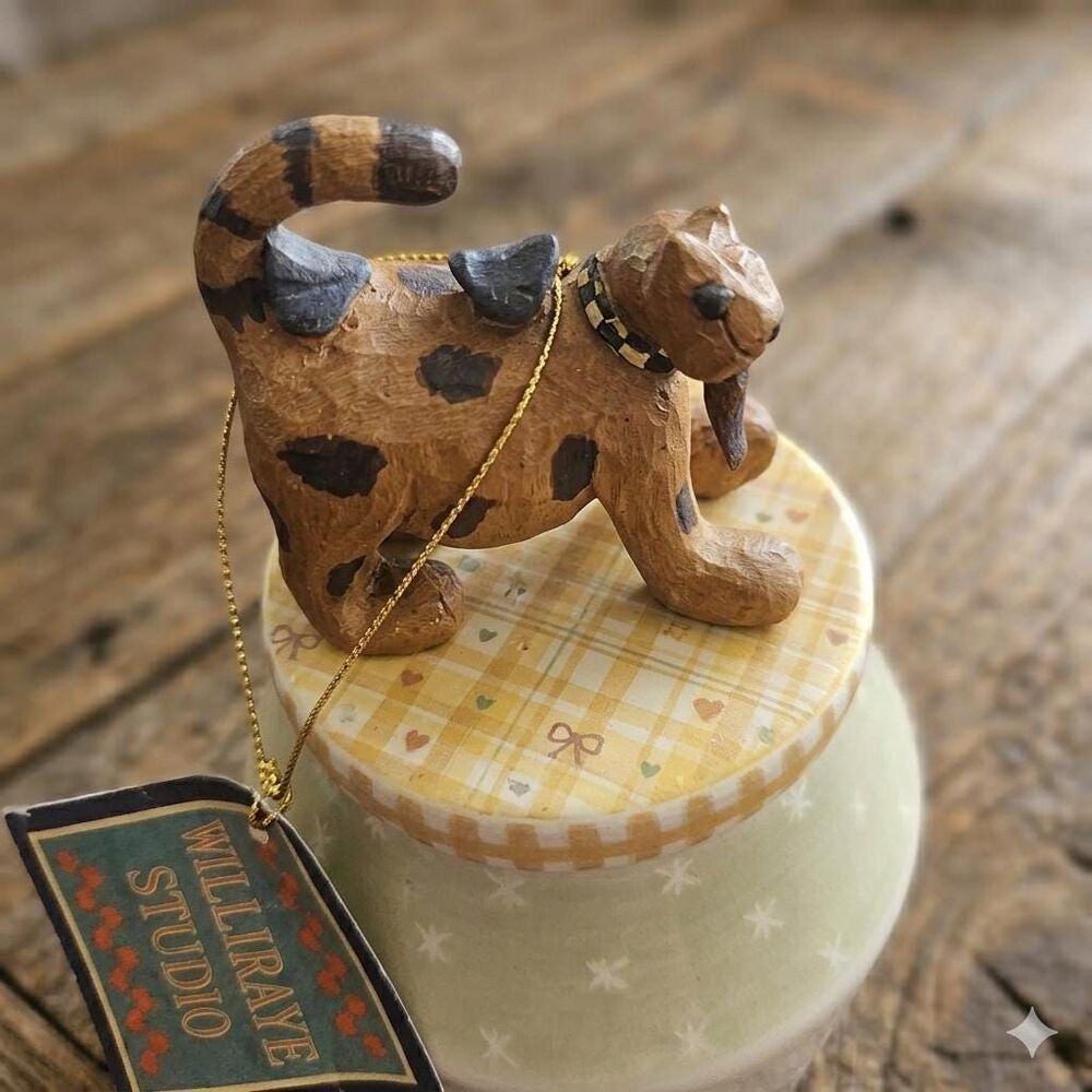 Williraye Studio Poured Candle Jar, Collectible Dog Figurine, Unscented